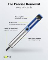 Entlötpumpe HQ - Leichtmetallgehäuse mit antistatischer Teflonspitze