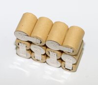 Akkupack für QUANTUM TURBO 2x2 / 12HR-4/5SCU - 14,4 Volt 2000mAh Ni-MH zum Selbsteinbau