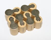 Akkupack für QUANTUM TURBO 2x2 / 12HR-4/5SCU - 14,4 Volt 2000mAh Ni-MH zum Selbsteinbau