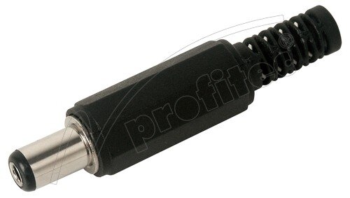 profitec - DC-Stecker mit Knickschutz - Bohrung 2,1mm x 5,5mm