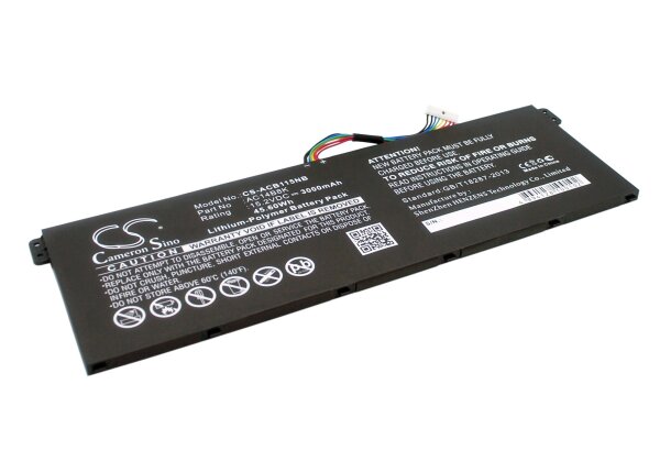 Ersatzakku - CS-ACB115NB - Acer Aspire A515-51G / AC011353 - 15,2 Volt 3000mAh Li-Polymer