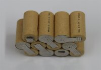 Akkupack für Würth master SD 14,4 V / 0700980420 - 14,4 Volt zum Selbsteinbau