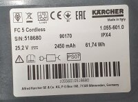 Akkureparatur - Zellentausch - Kärcher FC 5 Cordless / 1.055-601.0 - 25,2 Volt Li-Ion Akku