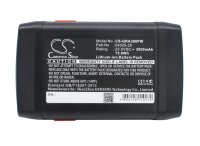 Ersatzakku - CS-GRA380PW - Gardena 648872 / 04025-20 - 25 Volt 3000mAh Li-Ion