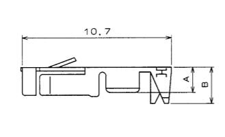 Hirose - HNC-2.5S-C-A(15) - Sockel Kontakt Zinn 22-26 AWG Crimp