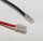 Universal-Stecker Set mit Kabel - Akku-Stecker - Schwarz / Rot - Länge ca. 15cm