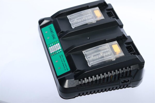 Dual-Ersatzladegerät für Makita - 14,4 Volt und 18 Volt - Li-Ion - DC18RD - inkl. Netzkabel