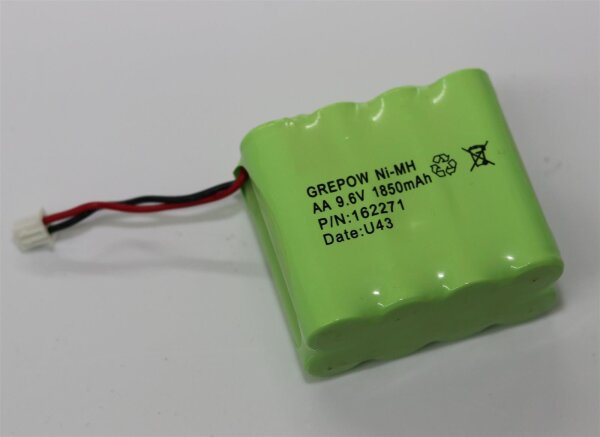 Ersatzakku - 162271 - für beurer AP 2 - 9,6 Volt Ni-MH - Anschlussfertig