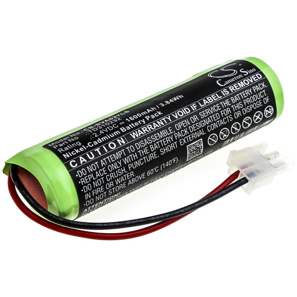 Ersatzakku - CS-SVA027LS - Schneider LUXA / TD310232 - 2,4 Volt 1600mAh Ni-CD