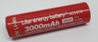 Liter SD1830 - Ersatzakku - 18650 - 3,7 Volt 3000mAh Li-Ion