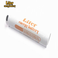 Liter - Ersatzakku - 18650 - 3,7 Volt 3400mAh Li-Ion - inkl. Schutzbeschaltung - USB-Ladefunktion - Powerbank