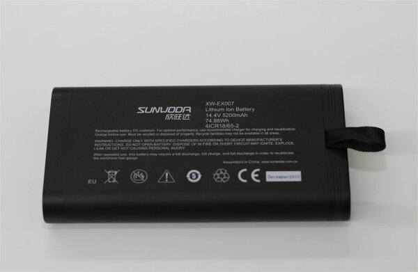 Akkureparatur - Zellentausch - SUNWODA XW-EX007 / 4ICR18/65-2 - 14,4 Volt Li-Ion