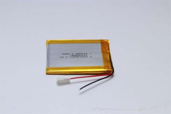 Einzelzelle - 304050 - 3,7 Volt 600mAh Li-Polymer