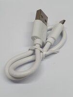 USB-Kabel - USB auf Micro-USB - Weiß - um USB-Akku...