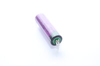 Tadiran - SL-360 / SL-360/S / SL-360/T / SL-360/PR / SL-360/PT - Mignon AA - 3,6 Volt 2400mAh Lithium SL-360/PT - mit Printlötfahnen | +Pol=Einzelpin -Pol=Doppelpin