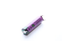 Tadiran - SL-360 / SL-360/S / SL-360/T / SL-360/PR / SL-360/PT - Mignon AA - 3,6 Volt 2400mAh Lithium SL-360/PT - mit Printlötfahnen | +Pol=Einzelpin -Pol=Doppelpin