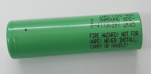 Samsung - INR21700-48X - 3,6 Volt 4800mAh Li-Ion