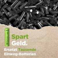 GP - GP270AAHC - Mignon AA - 1,2 Volt 2600mAh Ni-MH - lose ohne Lötfahne [Ableiter]