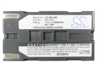 Ersatzakku - CS-SBL480 - Samsung SB-L480 - 7,4 Volt 5500mAh Li-Ion