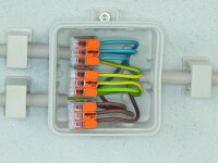 Wago - COMPACT-Verbindungsklemme 2x4mm² mit Betätigungshebel