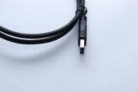 goobay - USB 3.0 Kabel mit 1 USB A auf USB-C™ - Adapter, schwarz - 1 Meter