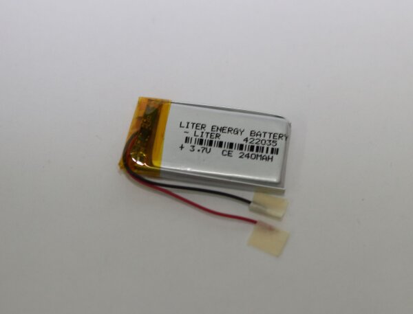 Einzelzelle - 422035 - 3,7 Volt 240mAh Li-Polymer
