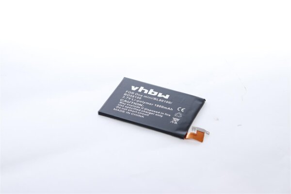 Ersatzakku - HTC 35H00195-00M, BL80100, BO58100 - 3,7 Volt 1800mAh Li-Polymer