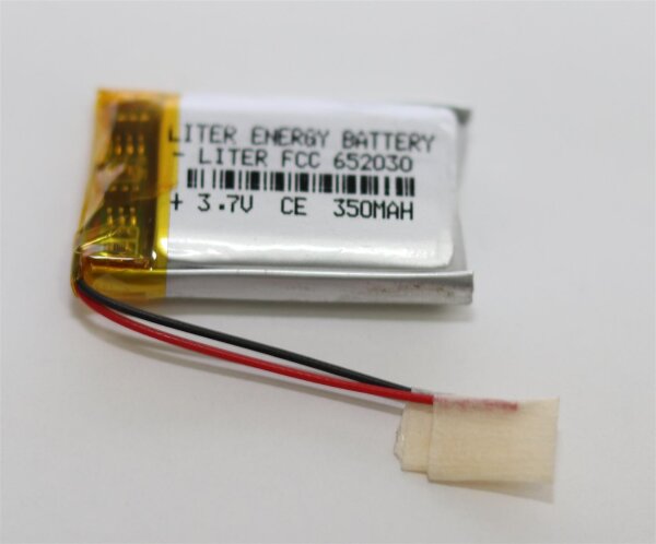 Einzelzelle - 652030 / SD652030 - 3,7 Volt 350mAh Li-Polymer