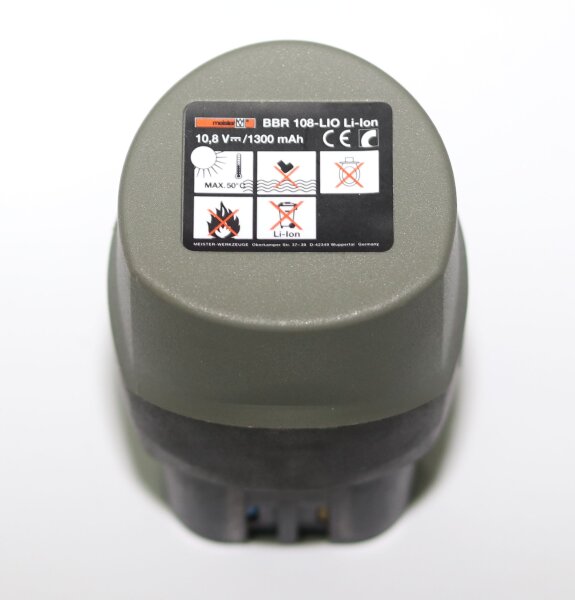 Akkureparatur - Zellentausch - MEISTER WERKZEUGE BBR 108-LIO - 10,8 Volt Li-Ion Akku
