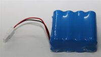 Ersatzakku - Würfel F2x4 - 9,6 Volt 1600mAh Ni-MH - mit Molex 39-01-2025 Buchse und Temp.-Sicherung