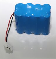 Ersatzakku - Würfel F2x4 - 9,6 Volt 1600mAh Ni-MH - mit Molex 39-01-2025 Buchse und Temp.-Sicherung