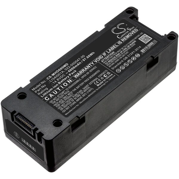 Ersatzakku - CS-MHD600MD - Mindray BeneHeart D6 / LI34I001A - 14,8 Volt 6600mAh Li-Ion