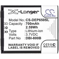 Ersatzakku - CS-DEP650SL - Doro Liberto 650 / DBI-800B -...