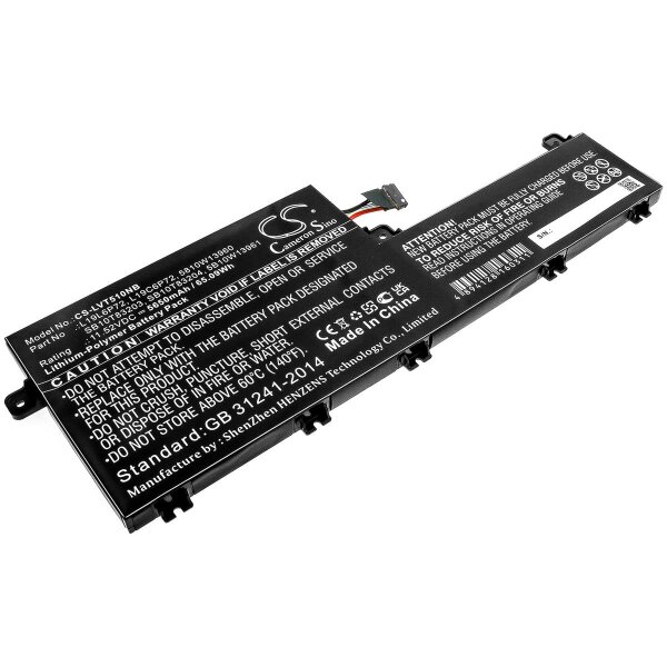 Ersatzakku - CS-LVT510NB - Lenovo L19L6P72 / SB10T83203 - 11,52 Volt 5650mAh Li-Polymer