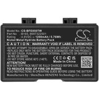 Ersatzakku - CS-BFE850TW - Bosch B165 8697322501 - 4,8 Volt 1200mAh Ni-MH