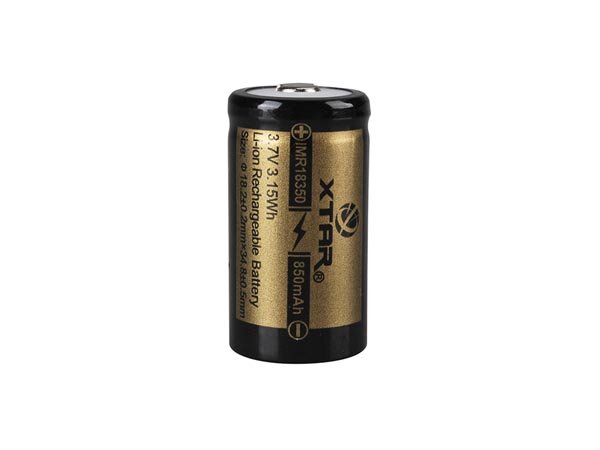Xtar - IMR18350 - 3,7 Volt 850mAh Li-Ion