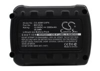 Ersatzakku - CS-ABM120PX - AEG BS12CA - 12 Volt 3000mAh...