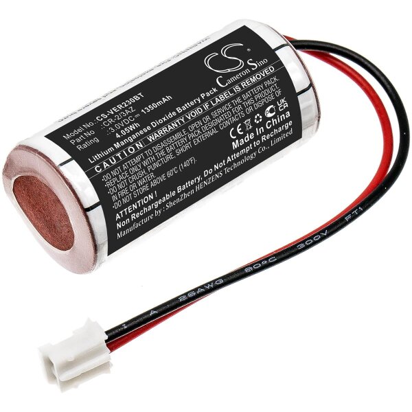 Ersatzbatterie - CS-VER230BT - Verisure CR-2/3AZ / Roykvarsler - 3 Volt 1350mAh Li-Mn02