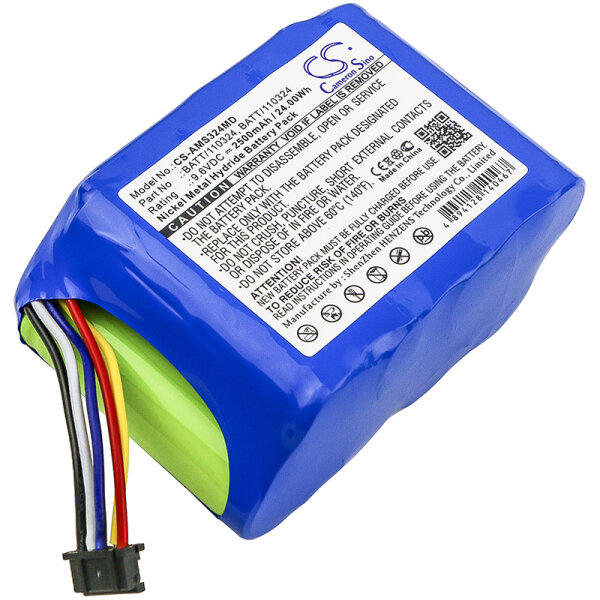 Ersatzakku - CS-AMS324MD - Carefusion 10000SP01794 / Alaris Medicalsystems BATT110324 - 9,6 Volt 2500mAh Ni-MH EOL