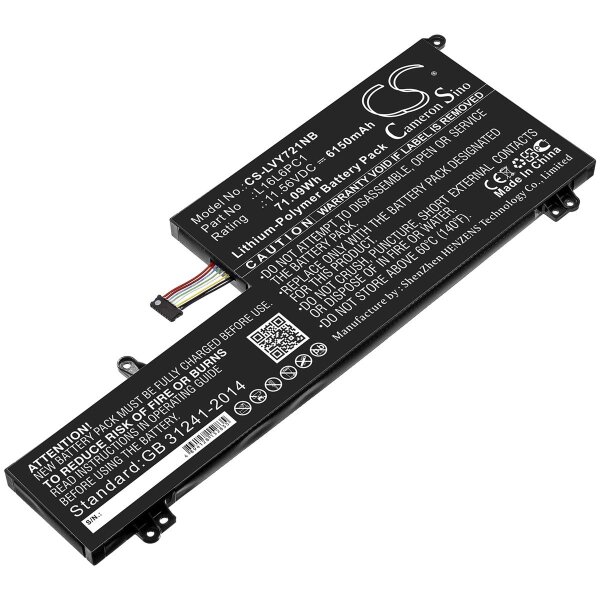 Ersatzakku - CS-LVY721NB - Lenovo L16L6PC1 / 5B10M53743 - 11,56 Volt 6150mAh Li-Polymer