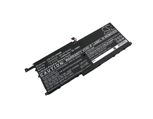 Ersatzakku - CS-LVC100NB - Lenovo 00HW028 / SB10F46466 - 15,2 Volt 3300mAh Li-Polymer