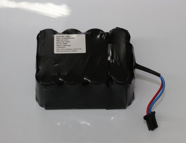 Akkureparatur - Zellentausch - BMZ 1070923287-GA1 - 24 Volt 2500mAh Pb