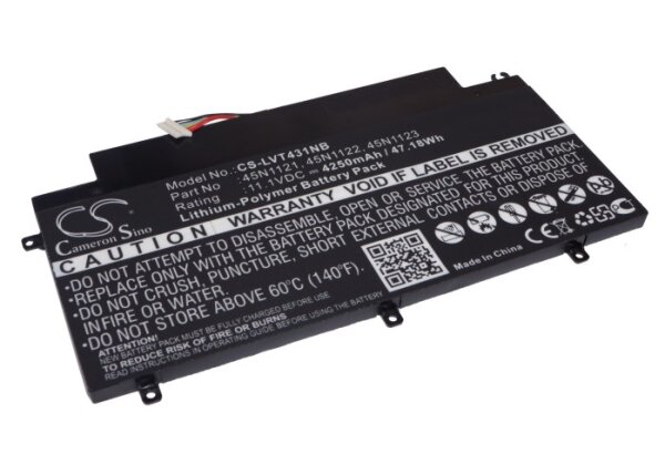 Ersatzakku - CS-LVT431NB - Lenovo 45N1123 / 45N1122 - 11,1 Volt 4250mAh Li-Polymer