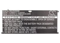 Ersatzakku - CS-LVU300NB - Lenovo L10M4P12 / 121500093 - 14,8 Volt 3600mAh Li-Polymer