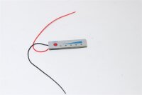 Akku Zustandsanzeige - Spannungsanzeige - für 2S [7,4 Volt] Li-Ion / Li-Poly Akkus - silber