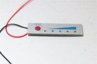 Akku Zustandsanzeige - Spannungsanzeige - für 2S [7,4 Volt] Li-Ion / Li-Poly Akkus - silber