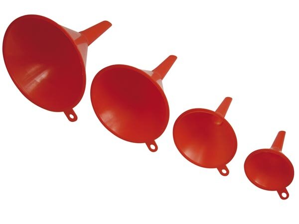 Toolland - HFUS1 - Trichtern Set, Durchmesser: 45 mm, 65 mm, 90 mm, 110 mm (4-er Pack)