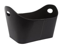 PEREL - BB50301N - Holzkorb - Schwarz - Kunstleder - 56 x...