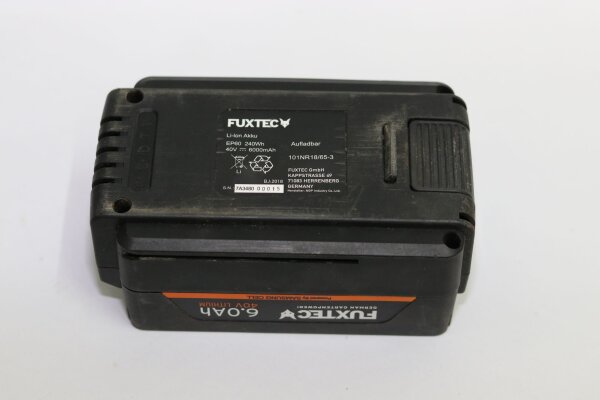 Akkureparatur - Zellentausch - Fuxtec EP60 / 101NR18/65-3 - 40 Volt Li-Ion Akku
