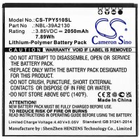 Ersatzakku - CS-TPY510SL - Neffos / TP-Link NBL-39A2130 - 3,85 Volt 2050 mAh Li-Polymer